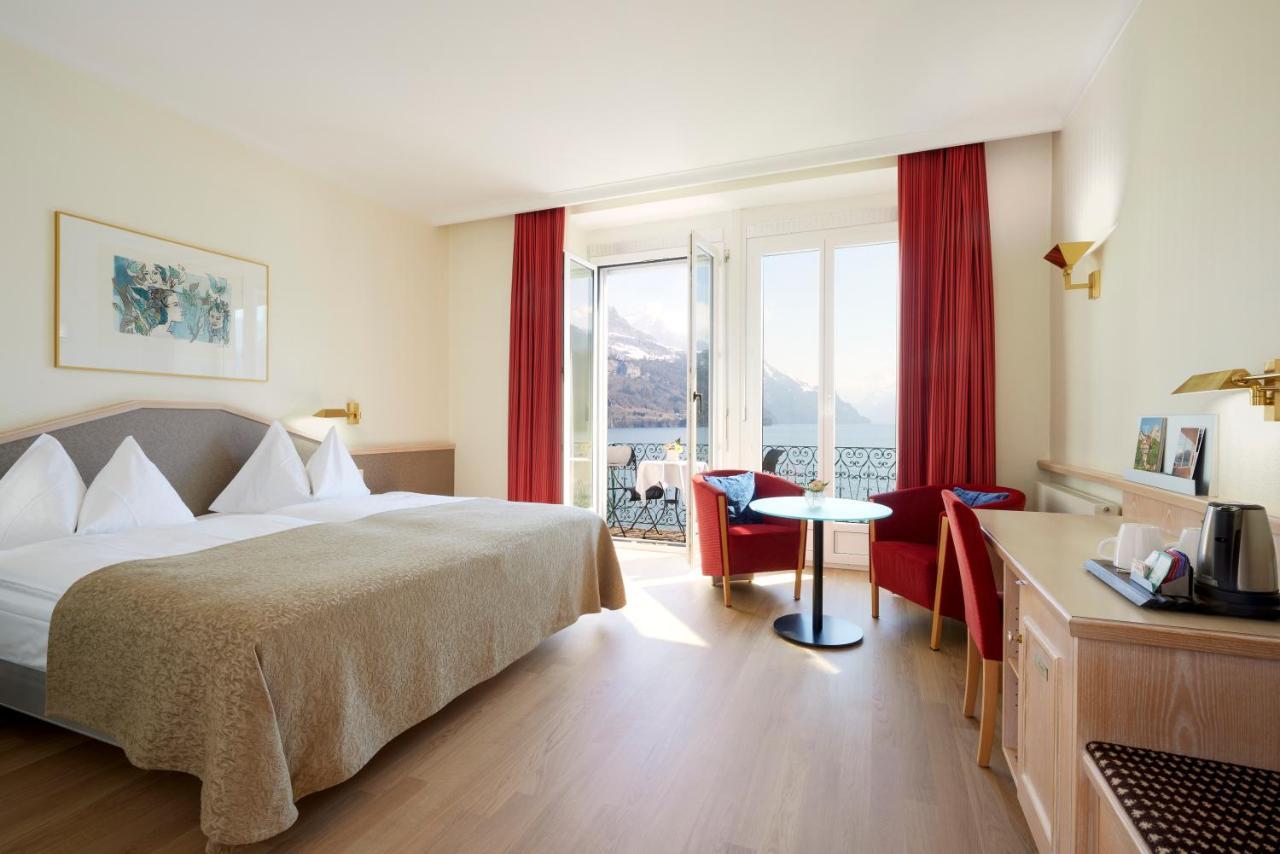 Seehotel Waldstaetterhof Swiss Quality Brunnen Zewnętrze zdjęcie