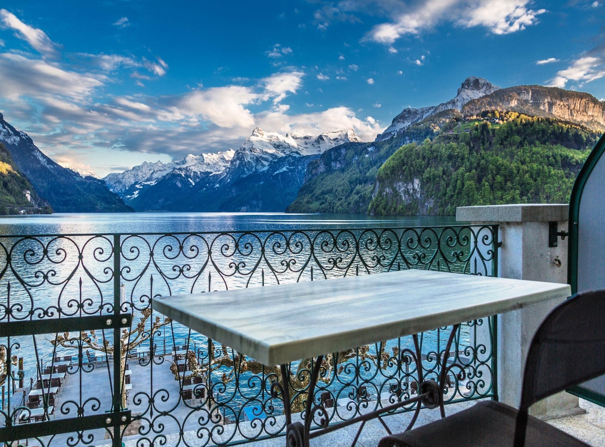 Seehotel Waldstaetterhof Swiss Quality Brunnen Zewnętrze zdjęcie