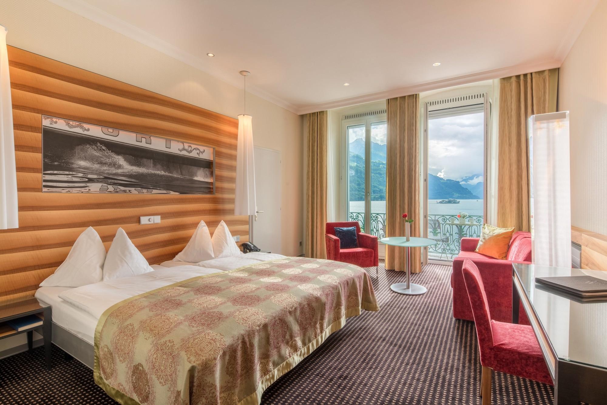 Seehotel Waldstaetterhof Swiss Quality Brunnen Zewnętrze zdjęcie